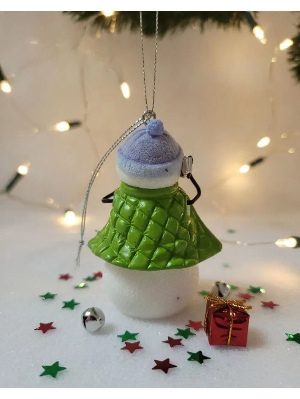 Hallmark Keepsake 2008 Snow on the Go Snowman Ornament w/ Box